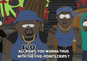 crips gans GIF by South Park 