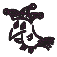 Bird Joker Sticker