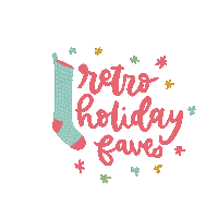 Christmas Holly Sticker by Retro Hip Co.