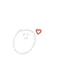gif_tiahand はーと シンプル スマイル にこ Sticker