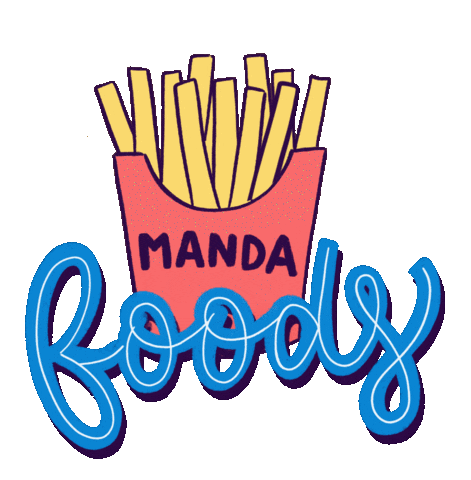 tipodarebeca friday online lettering bb Sticker