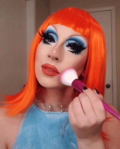 VenusEnvyDrag makeup drag drag queen blush GIF
