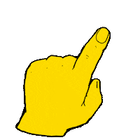 Hand 指 Sticker by Gunmaunofficial