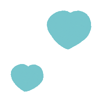 Heart Turquoise Sticker