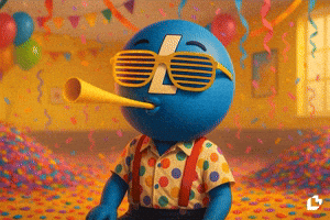 New Year Party GIF by LitVM