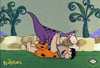 the flintstones love GIF