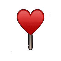 Heart Location Sticker by HELPNOFEED