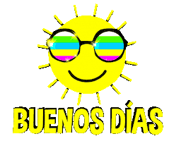Good Morning Sun Sticker by Omer Studios