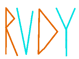 Rudy Sticker by The Art Plug