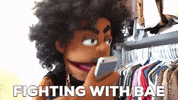 fight love GIF by Fluffy Friends