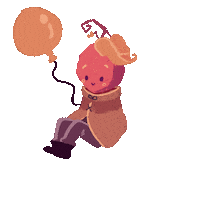 Balloon Sticker by Mooncat Games