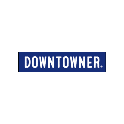 DOWNTOWNER blue burger trend downtown Sticker
