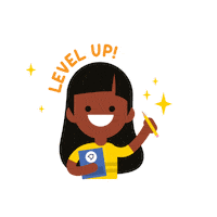 Studying Level Up Sticker by Geniebook