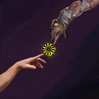 ItRemains hands michelangelo the creation of adam the creation GIF