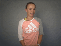Awkward Caroline Wozniacki GIF by Miami Open