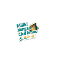 Emas Sticker by Bank Syariah Indonesia