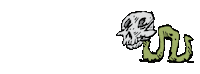 Memento Mori Monster Sticker