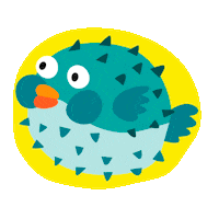 ADHering piscina natacao adh baiacu Sticker