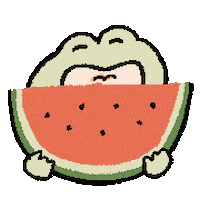 Tea Frog Sticker