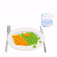 Idlemesh pizza wine vegetables veggie GIF