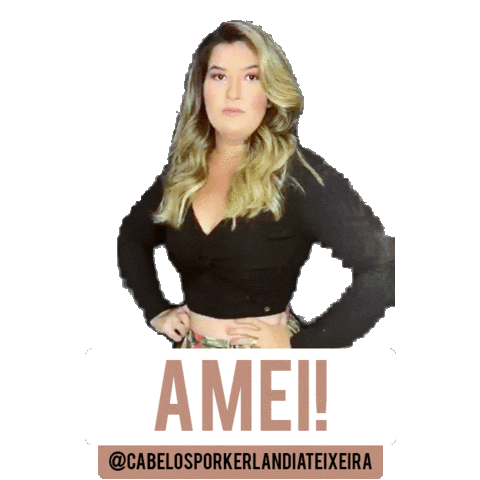 cabelosporkerlandiateixeira giphyupload love hair amazing Sticker