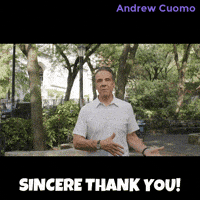 New York Thank You GIF by Andrew Cuomo