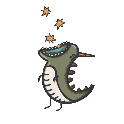 leviscarroll stars animal dinosaur dino Sticker