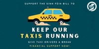 Taxi GIF by Sinn Féin