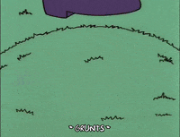 stepping homer simpson GIF
