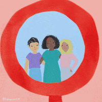 Womens March Space GIF by Kaho Yoshida