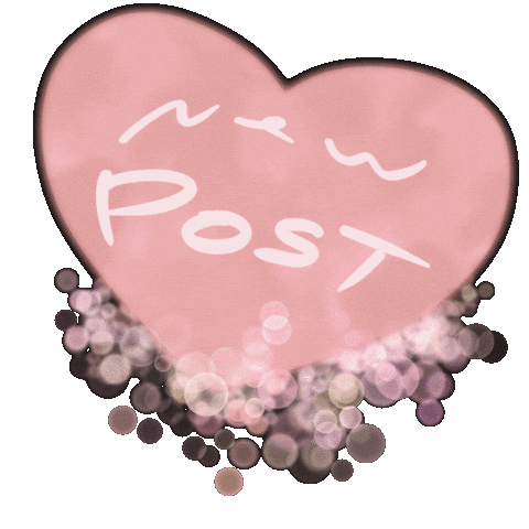 Heart Post Sticker
