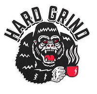 Barber Gorilla Sticker by Hard Grind