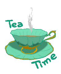 Jess Teatime Sticker by jvbpatterns