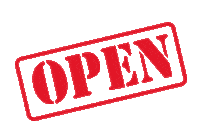 Shop We Are Open Sticker by BigBangStore