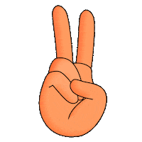 Two Fingers Win Sticker by Demic
