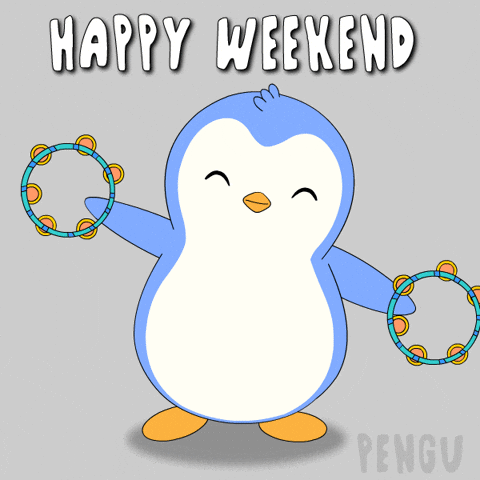 Happy Day Off GIF by Pudgy Penguins