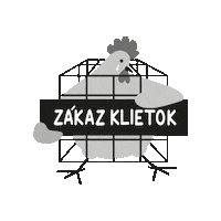 Cage Hen Sticker by Humánny pokrok