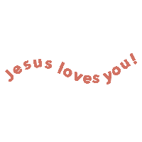 Jesus Loves You Sticker by Calvary Chapel Miami