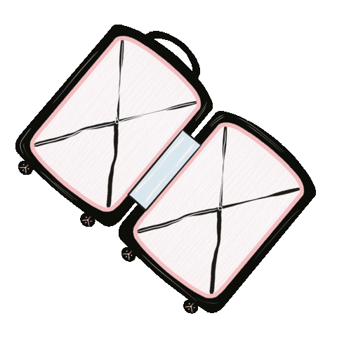 Mur_murset giphyupload vacation suitcase отдых Sticker