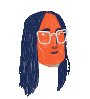 one of us face Sticker by DC Design Week