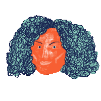 one of us face Sticker by DC Design Week