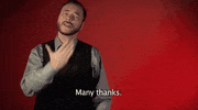 sign language many thanks GIF by Sign with Robert