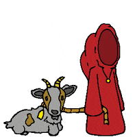 churchofdivineapathy walk church goat secret GIF