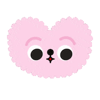 Pink Eye Roll Sticker by please bear with