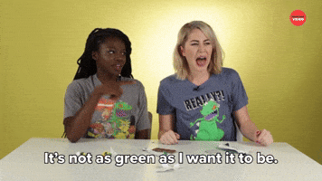 Not as Green as I Want