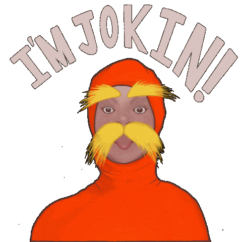 The Lorax Lol Sticker by btwsam