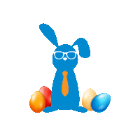 Socialmind Easterbunny Bunny Sticker by Social Mind
