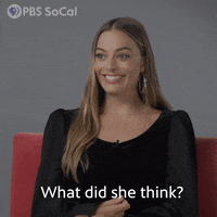 Margot Robbie Actors GIF by PBS SoCal