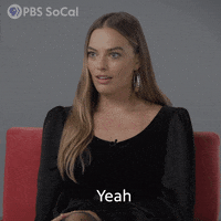 Margot Robbie Actors GIF by PBS SoCal