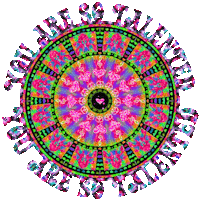 lsd mandala STICKER